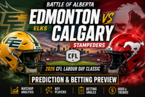 Edmonton vs Calgary prediction CFL Labour Day Classic