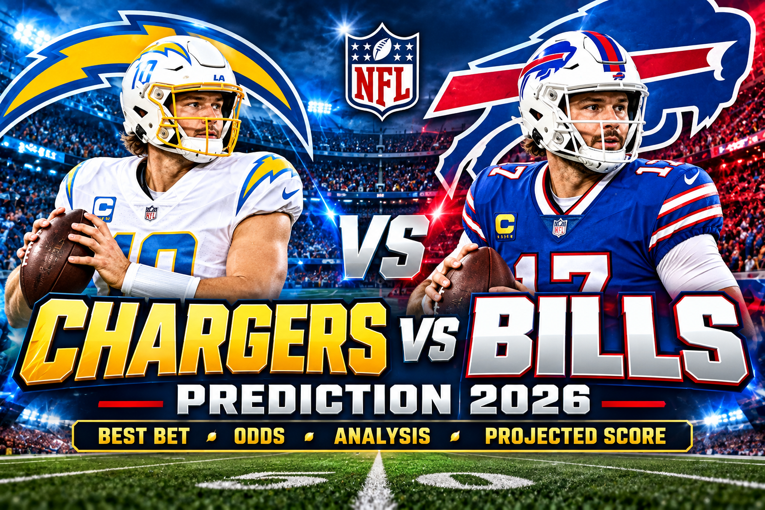 Chargers vs Bills prediction 2026 NFL Week 3