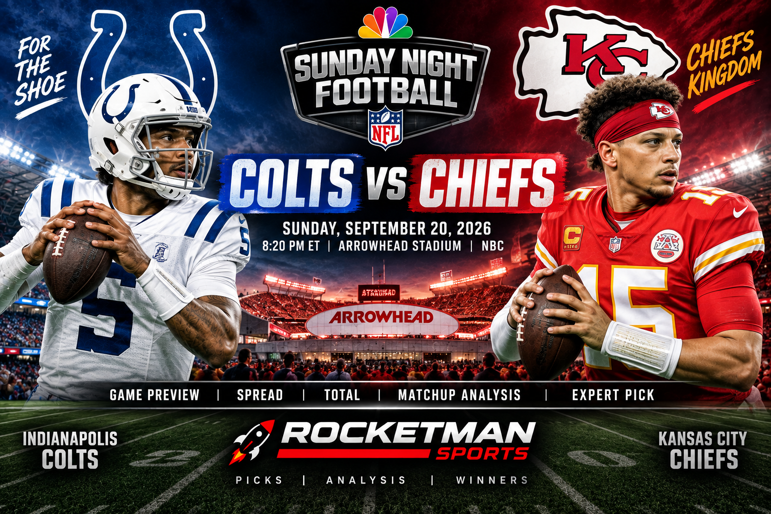 Colts vs Chiefs prediction September 20 2026