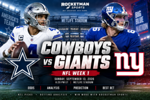 Cowboys vs Giants prediction 2026 NFL Week 1