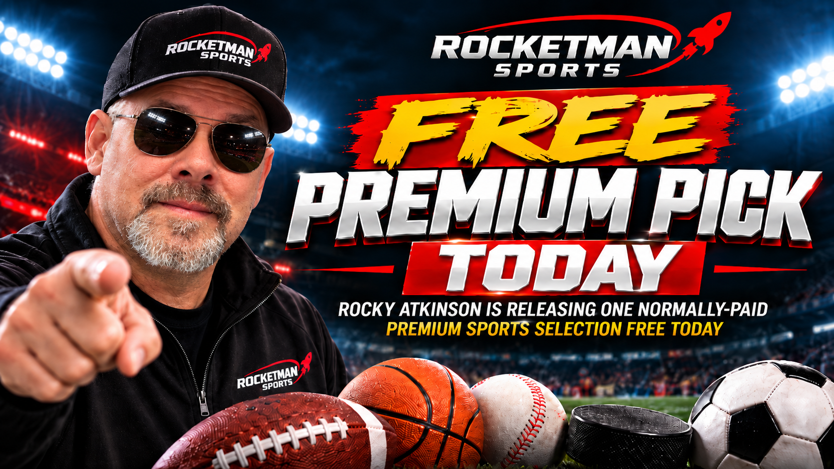 Free Premium Pick Today from Rocketman Sports