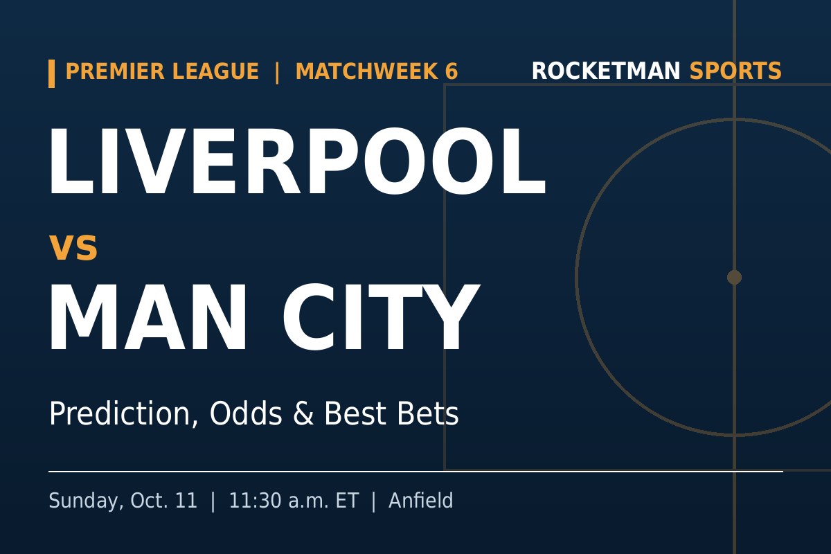 Liverpool vs Man City prediction for Premier League Matchweek 6 on October 11, 2026