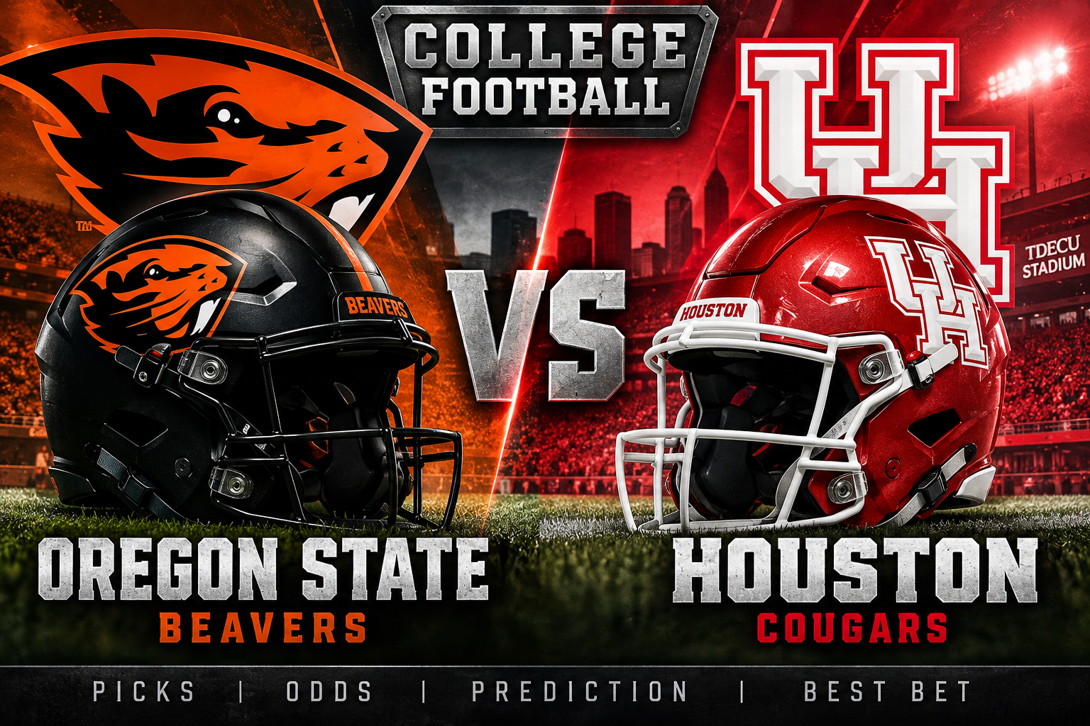 Oregon State vs Houston prediction odds and best bet September 5 2026