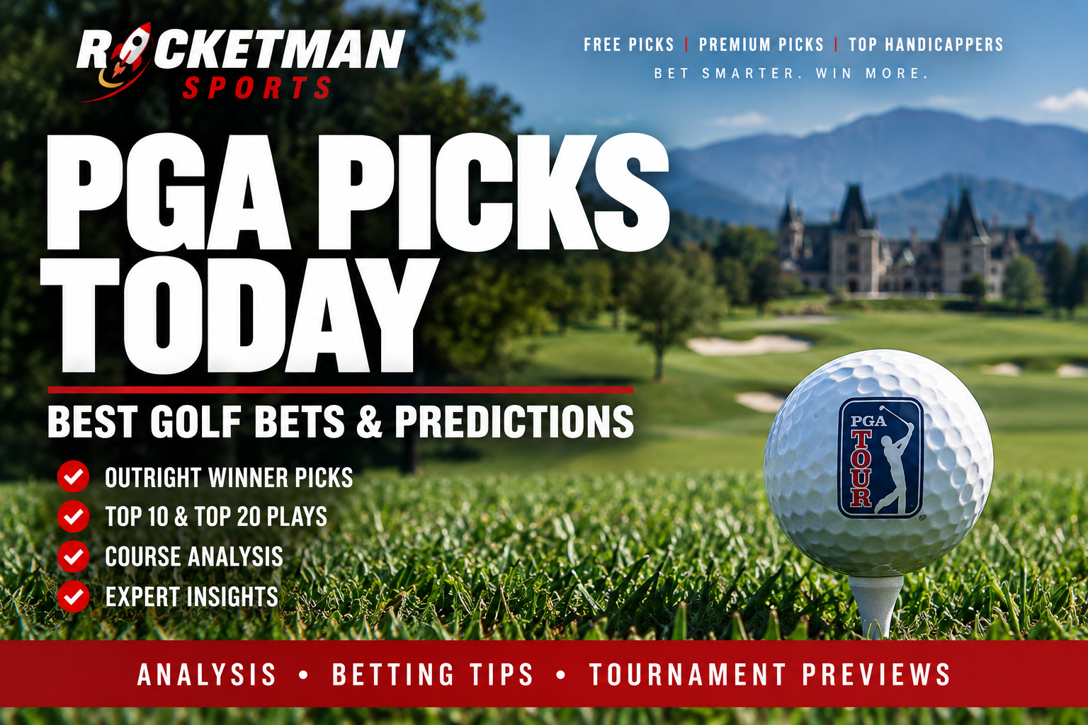 PGA picks today golf betting predictions