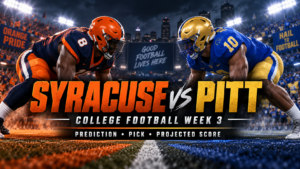 Syracuse vs Pitt prediction College Football Week 3