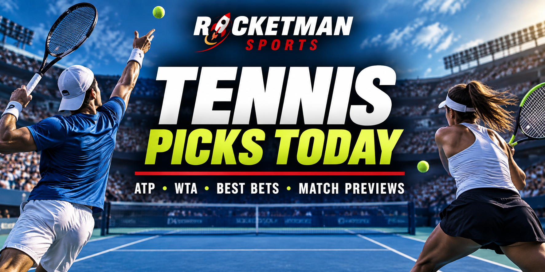 Tennis picks today ATP WTA best bets