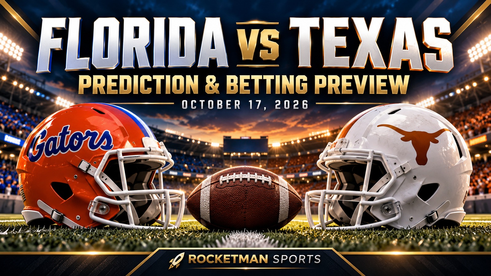 Florida vs Texas prediction and college football betting preview for October 17, 2026