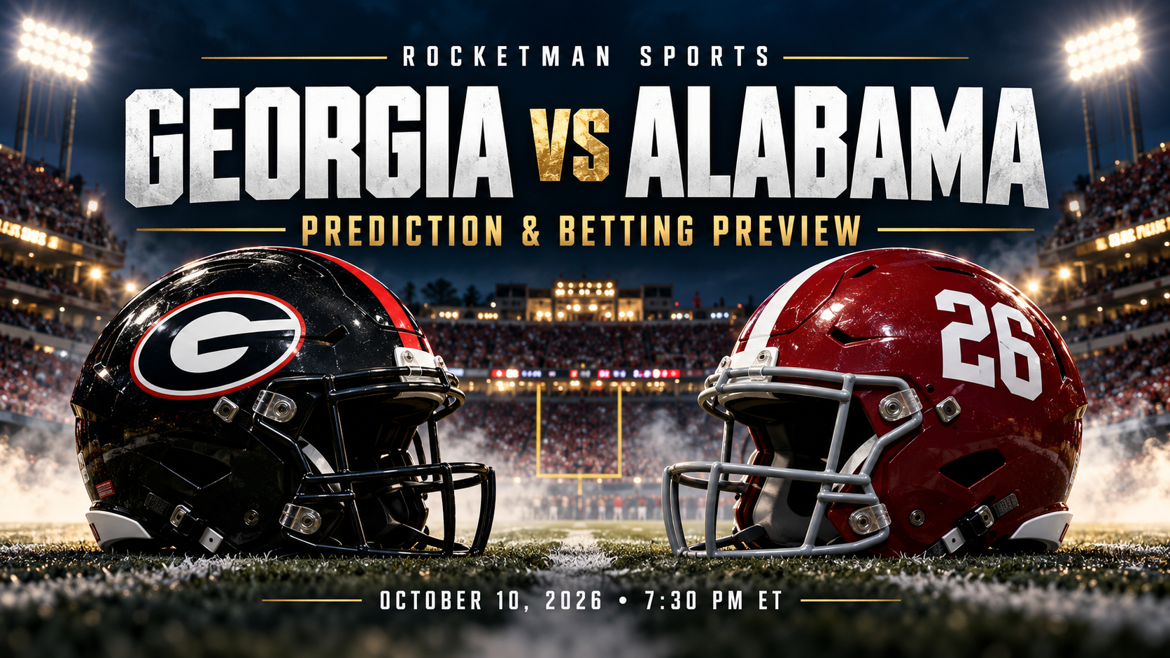 Georgia vs Alabama prediction and college football betting preview