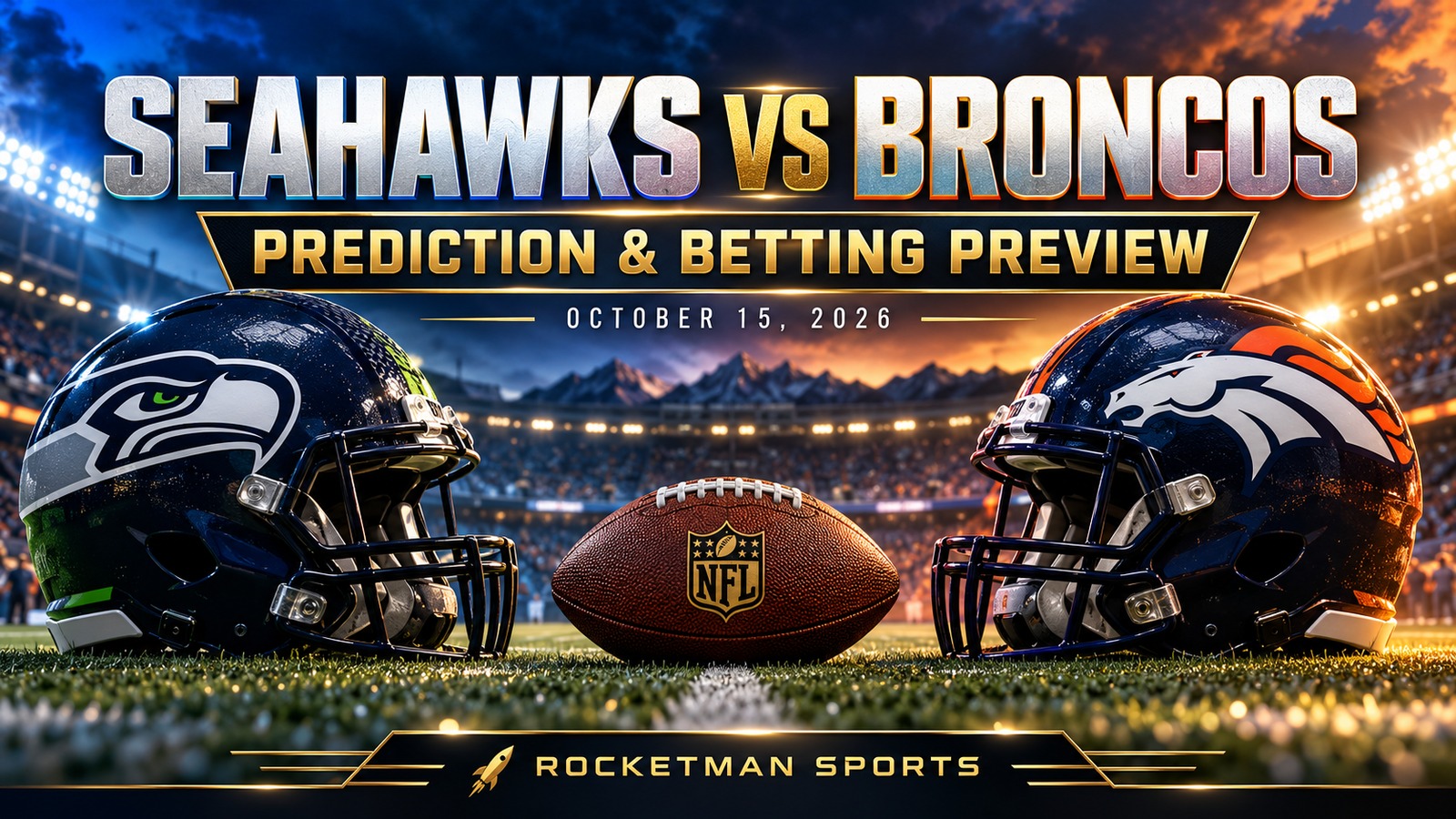Seahawks vs Broncos prediction and NFL betting preview for October 15, 2026