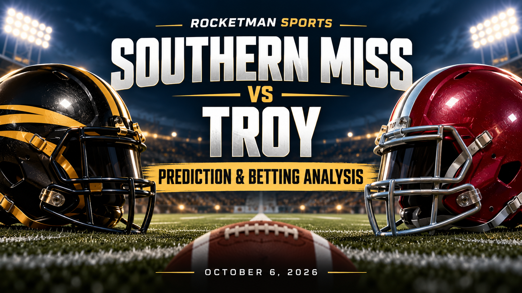 Southern Miss vs Troy prediction for Tuesday college football