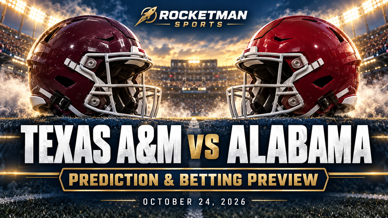 Texas A&M vs Alabama prediction for the October 24 SEC football game