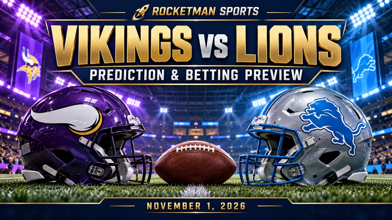 Vikings vs Lions prediction and football betting preview
